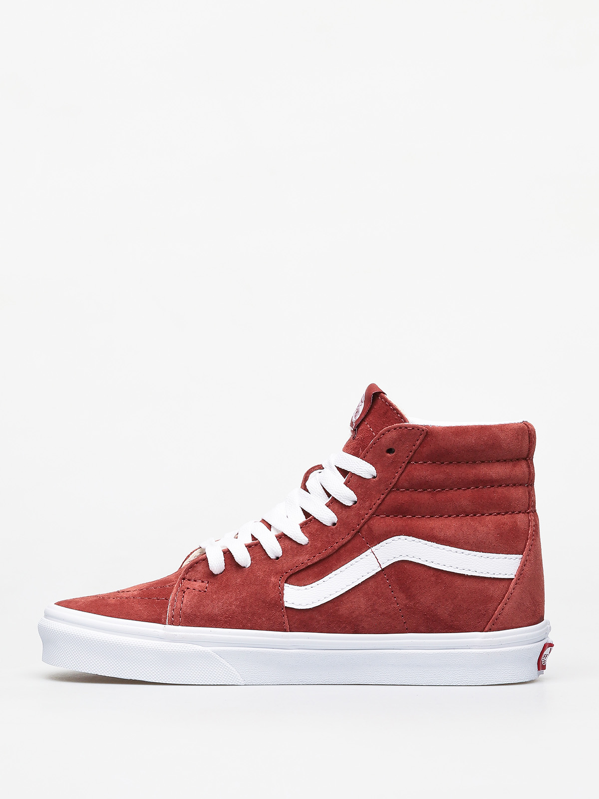 Buty Vans Sk8 Hi (pig suede/brnt brcktrwht)