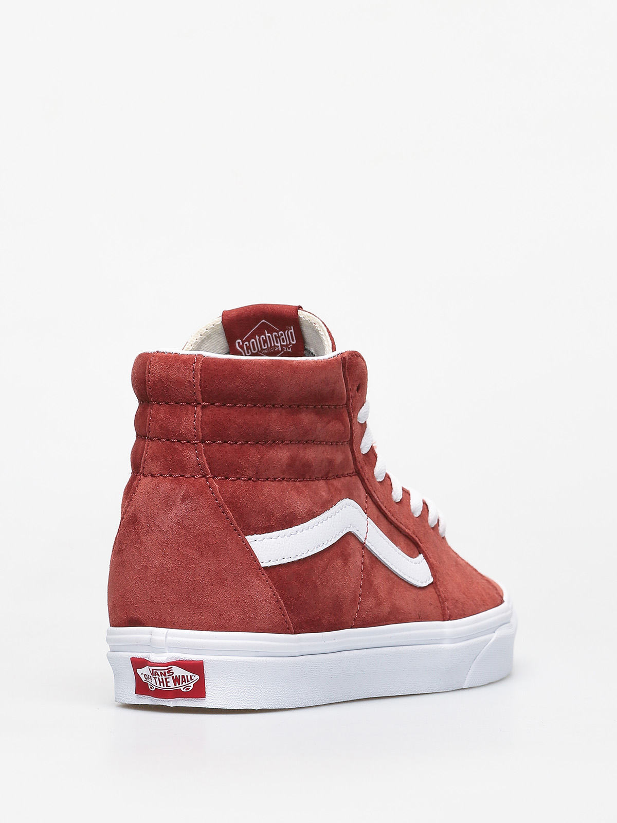 Buty Vans Sk8 Hi (pig suede/brnt brcktrwht)