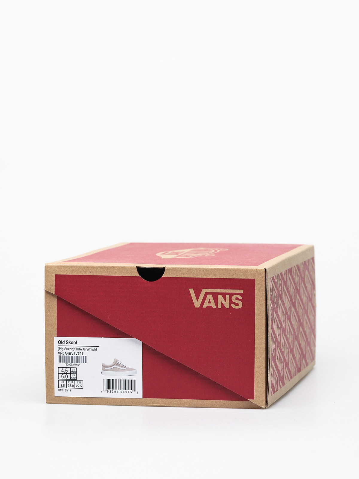 Buty Vans Old Skool (pig suede/shadow gray/true white)