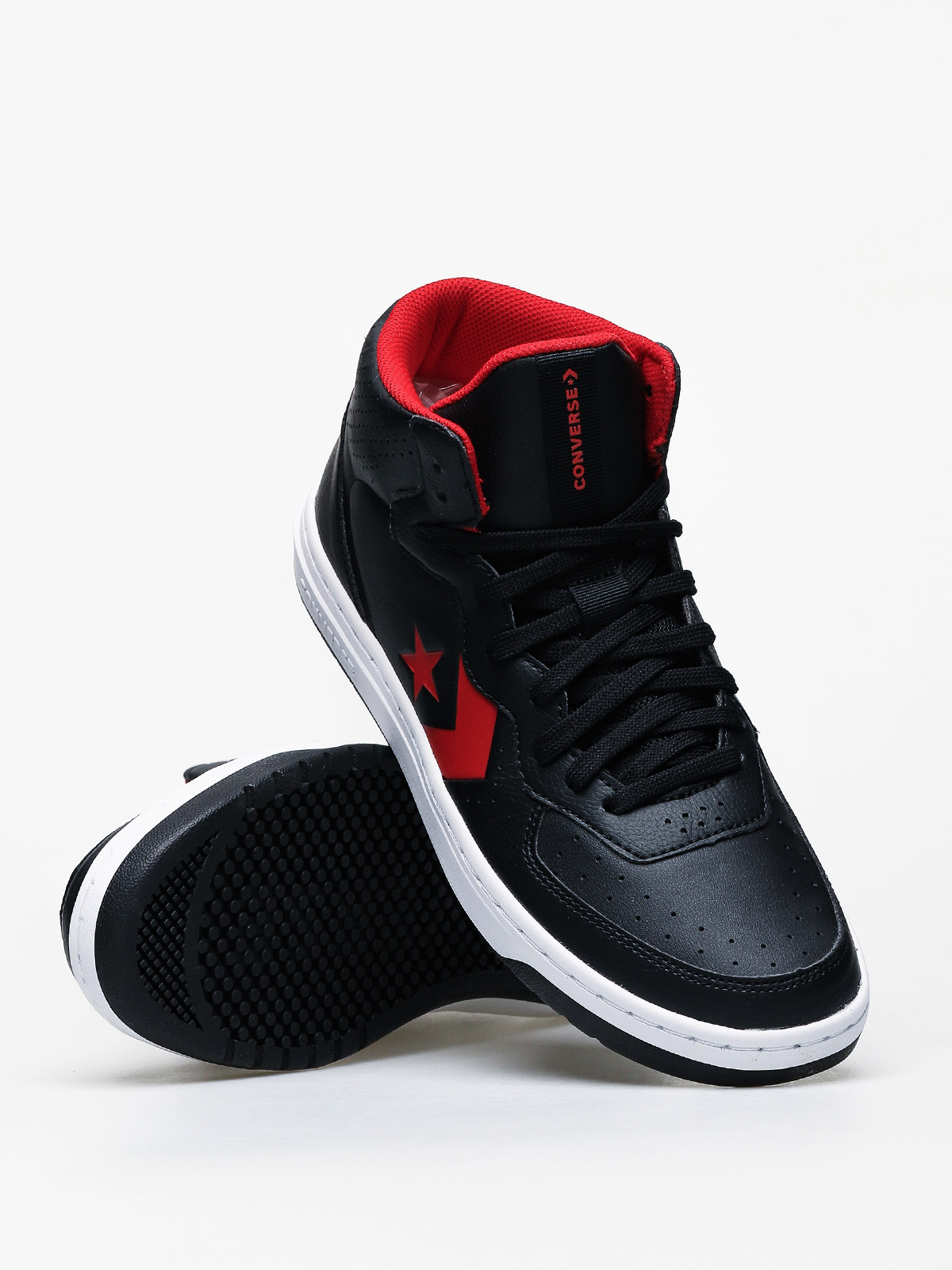 Buty Converse Rival Mid (black/enamel red)
