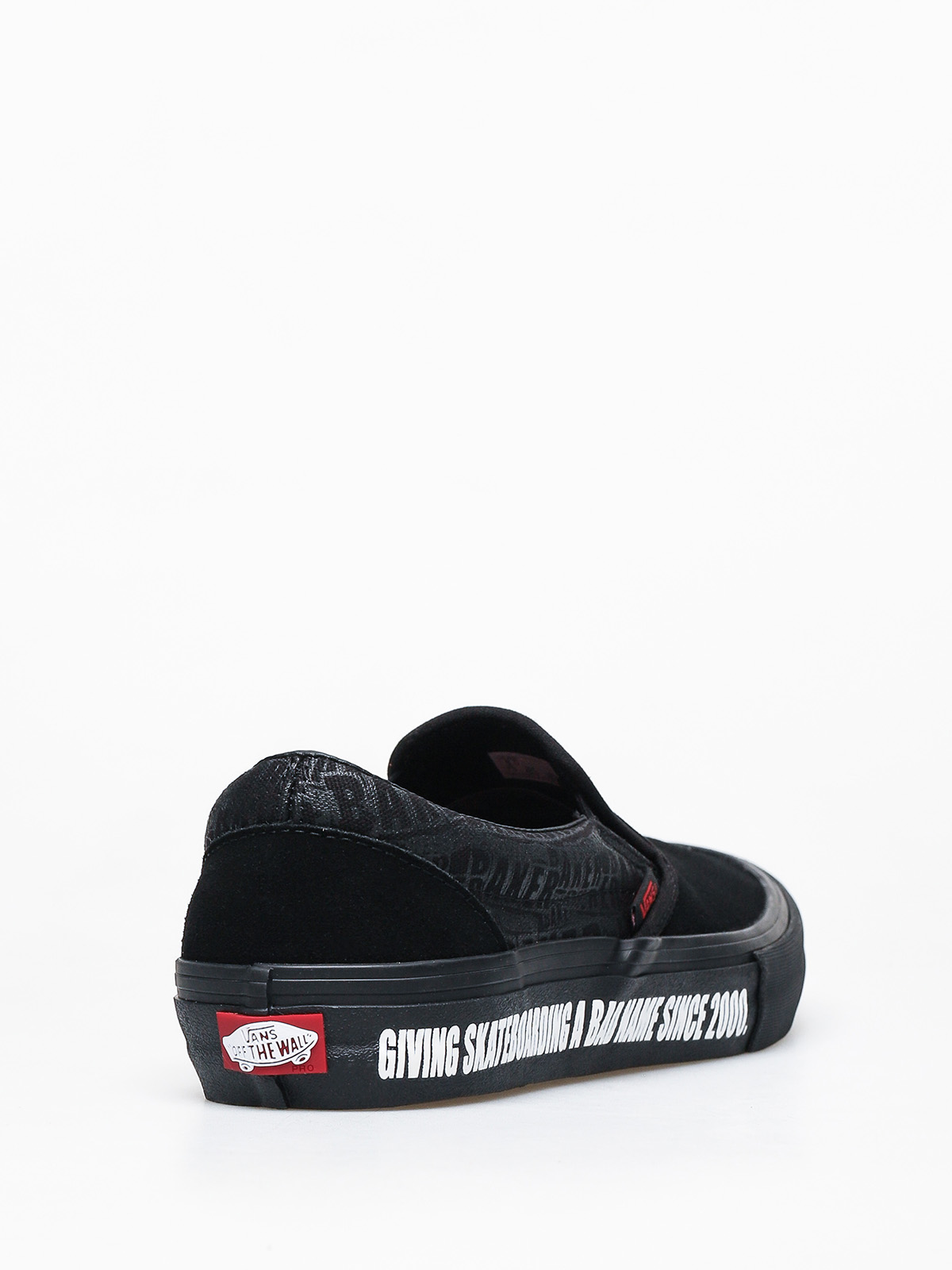 Buty Vans X Baker Slip On Pro (black/black/red)