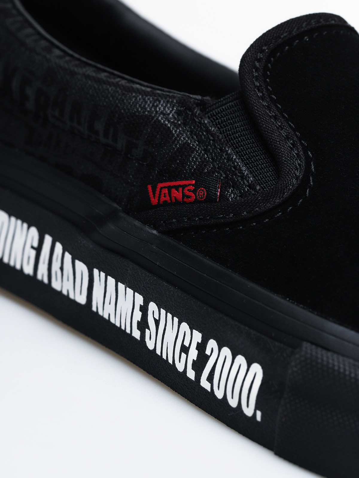 Buty Vans X Baker Slip On Pro (black/black/red)
