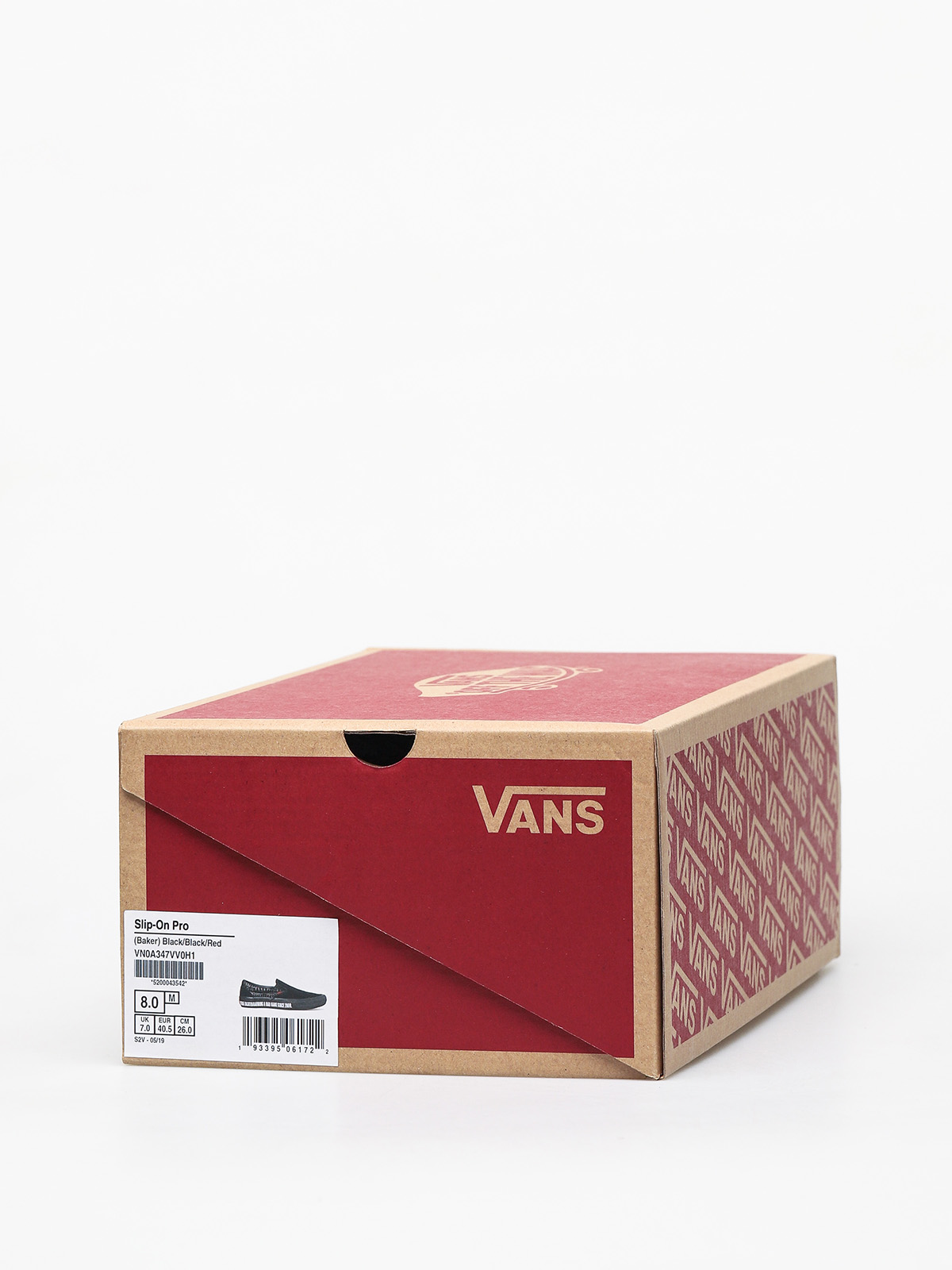 Buty Vans X Baker Slip On Pro (black/black/red)