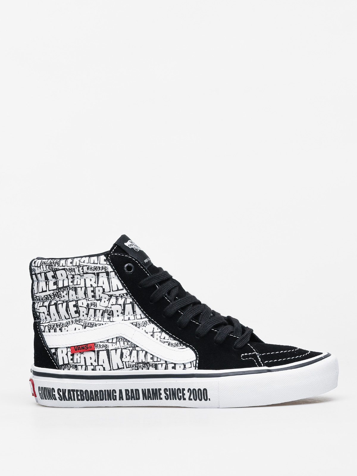Buty Vans X Baker Sk8 Hi Pro (black/white)