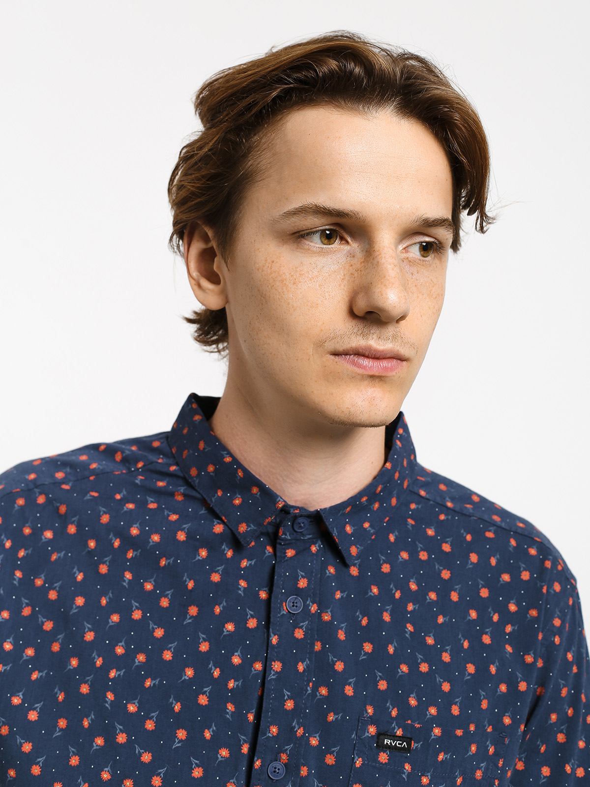 Koszula RVCA Prelude Floral Ls (moody blue)