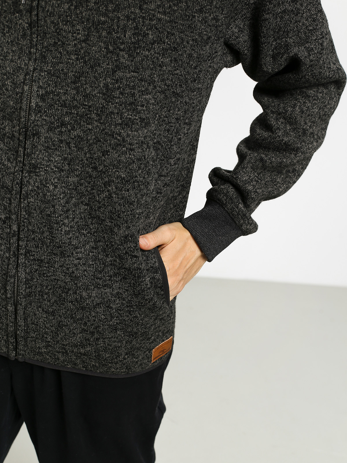 Bluza z kapturem Quiksilver Keller ZHD (dark grey heather)