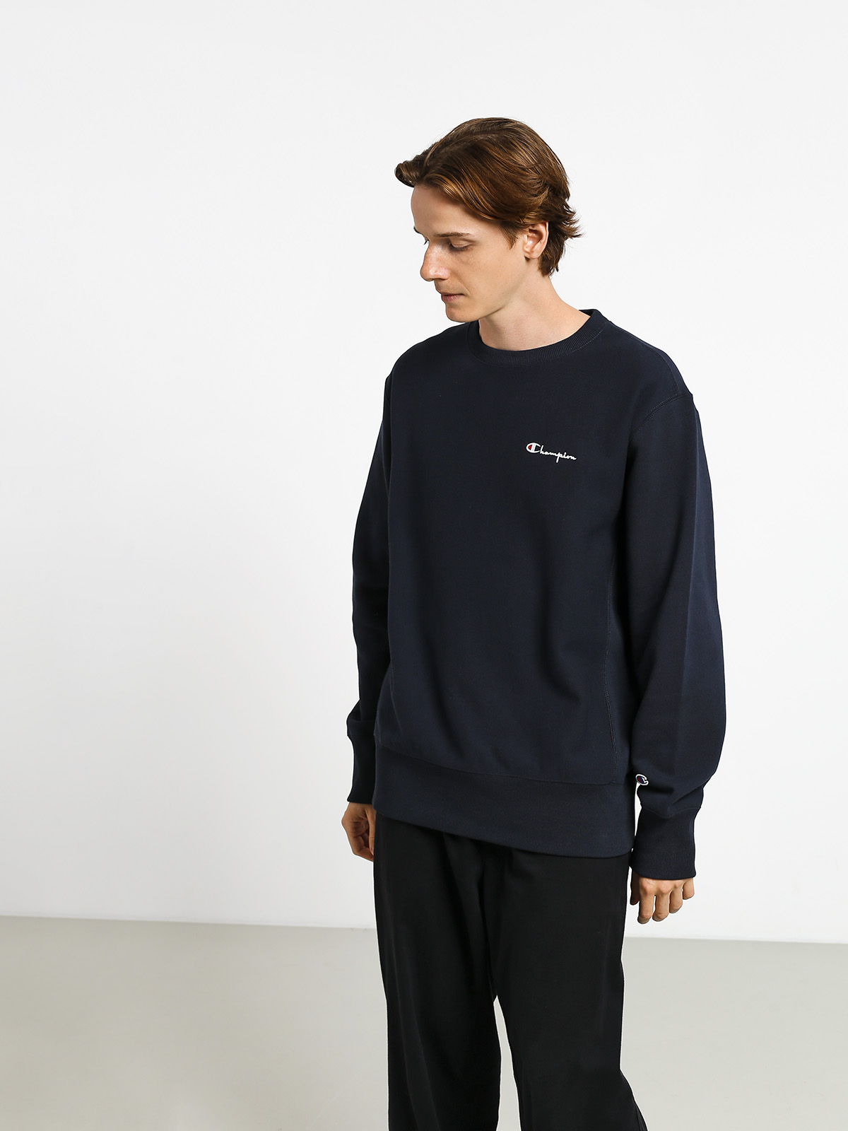 Bluza Champion Premium Reverse Weave Crewneck Left Chest Logo (nny)