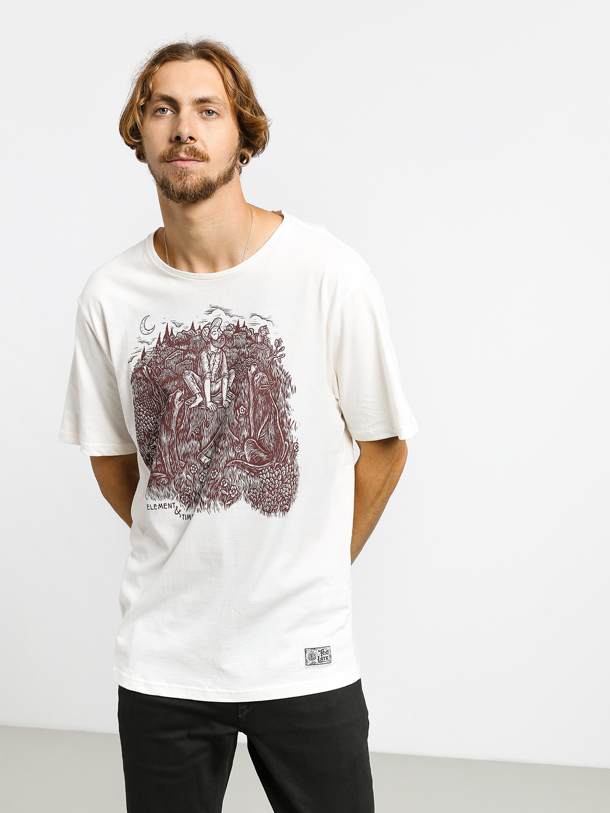 T-shirt Element Howl (off white)