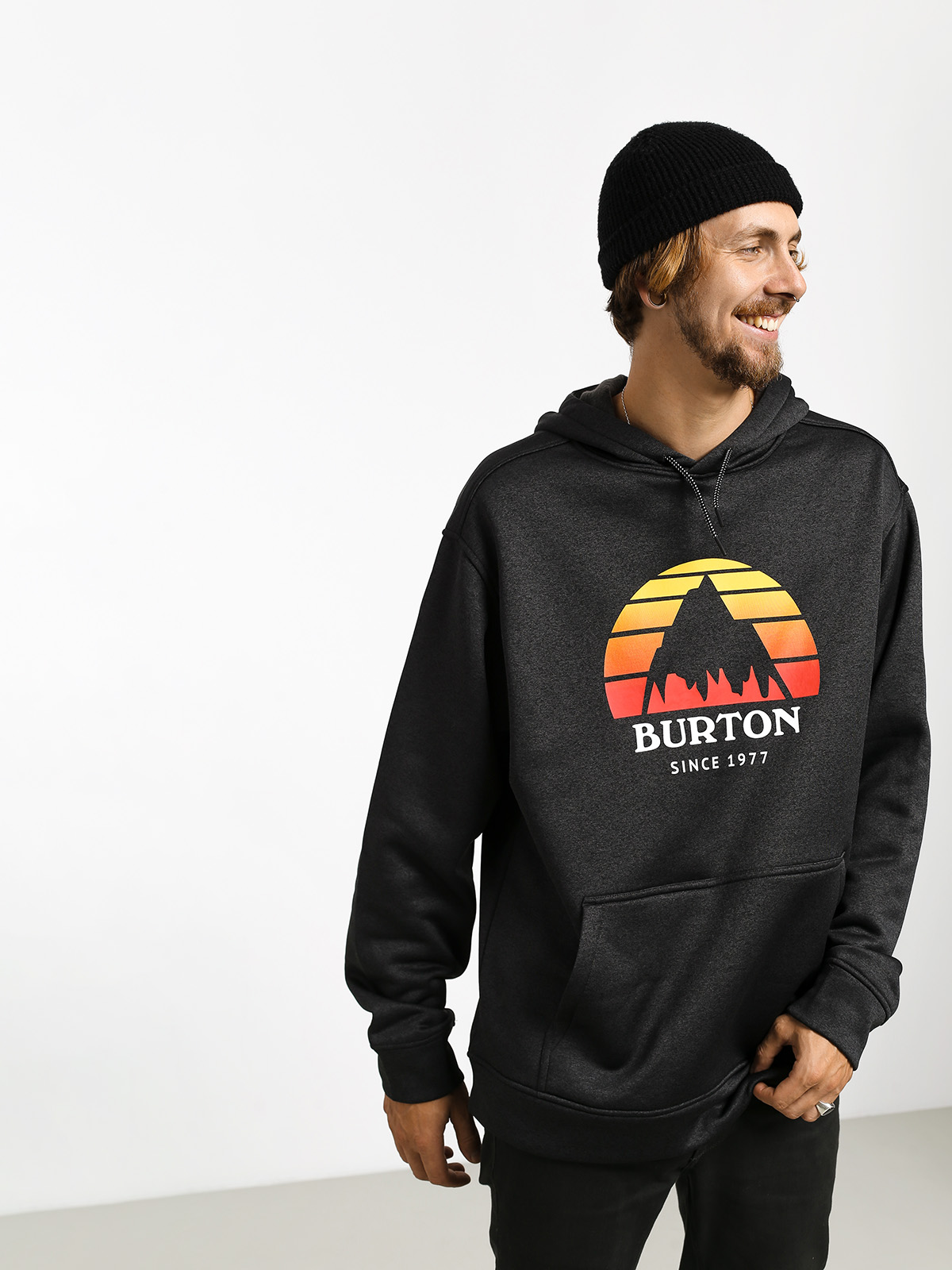 Męska Bluza z kapturem Burton Oak HD (sunset true blk htr)