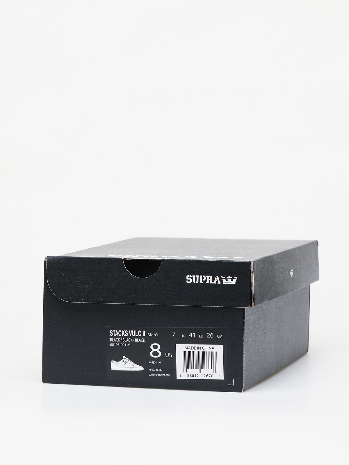 Buty Supra Stacks Vulc II (black/black black)