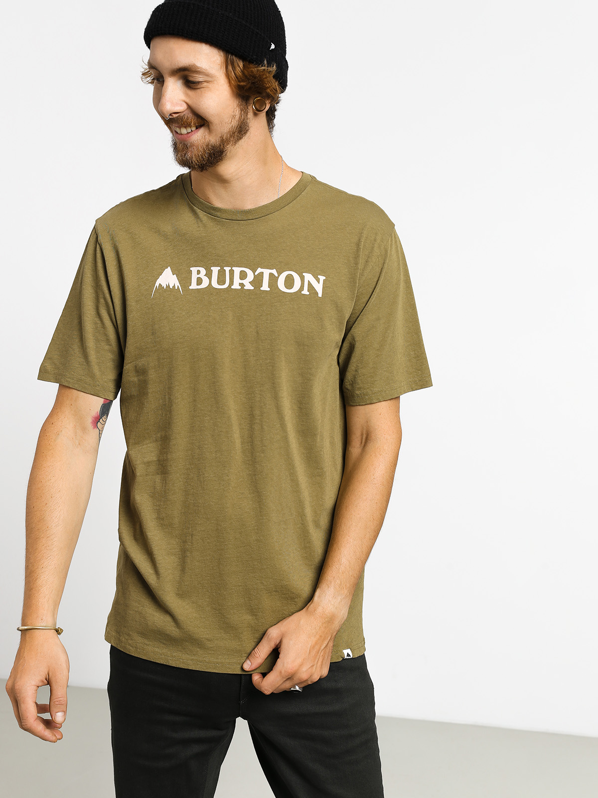 T-shirt Burton Horizontal Mtn (martini olive)