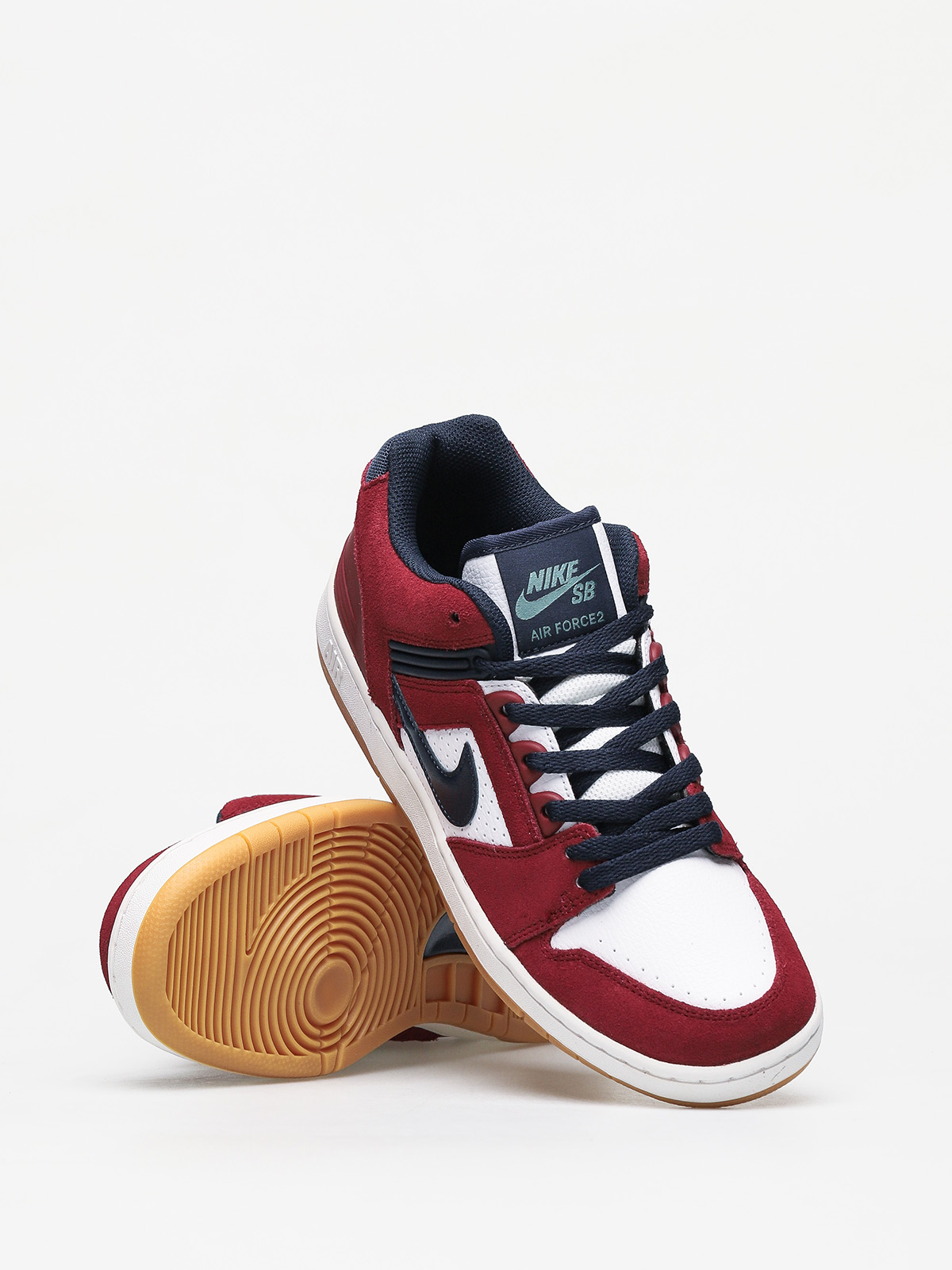 Buty Nike SB Air Force II Low (team red/obsidian white summit white)