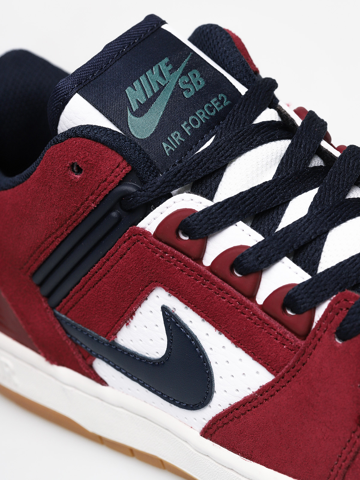 Buty Nike SB Air Force II Low (team red/obsidian white summit white)