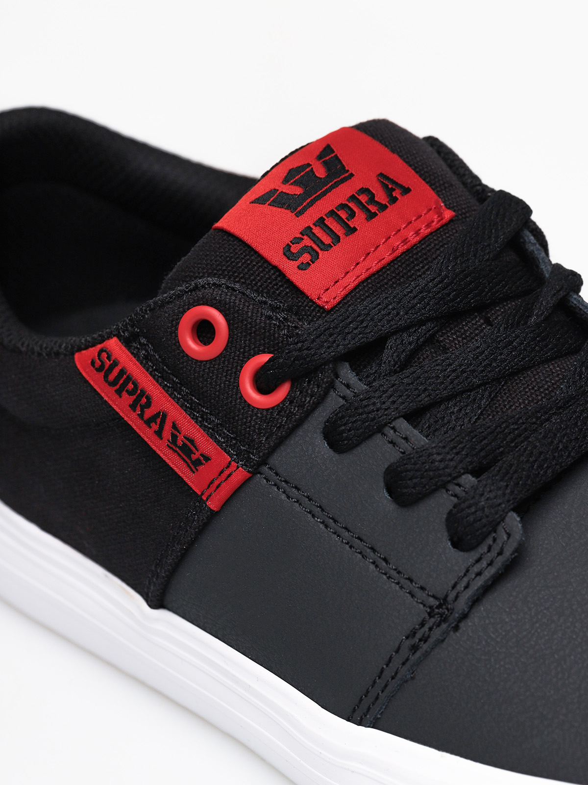 Buty Supra Stacks Vulc II (black/risk red white)