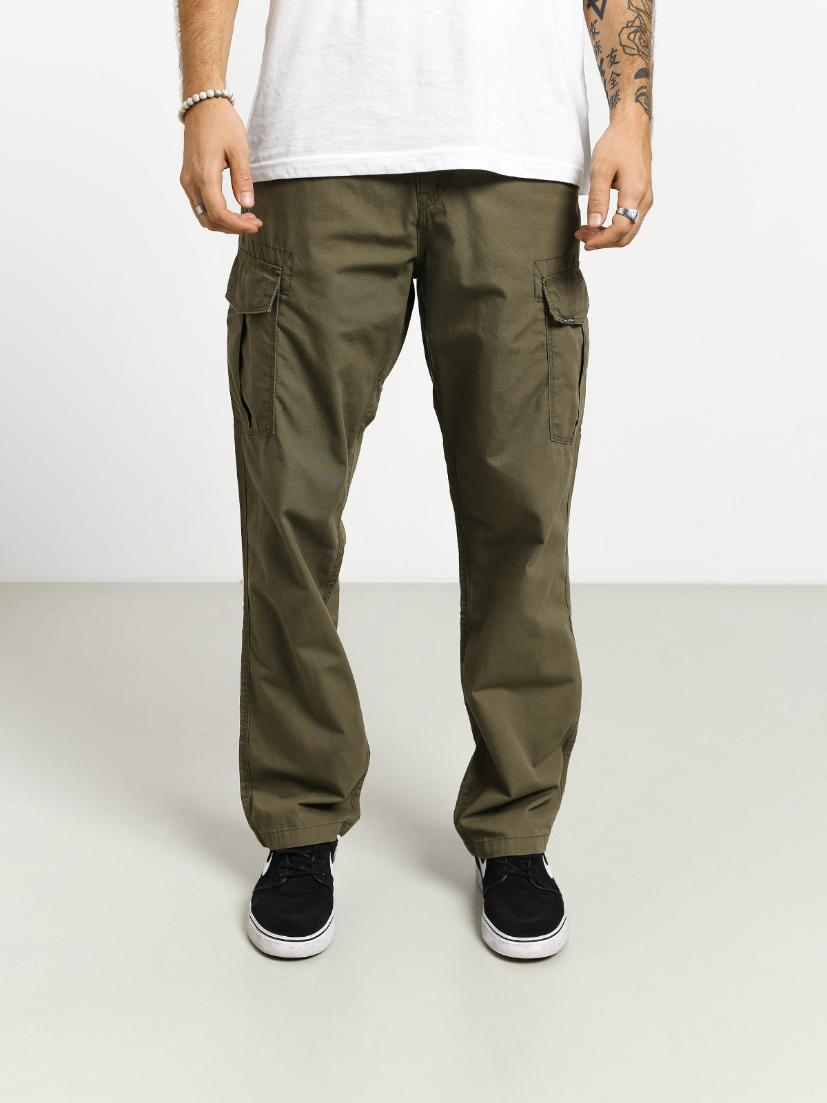 Spodnie Volcom Miter II Cargo (army green combo)