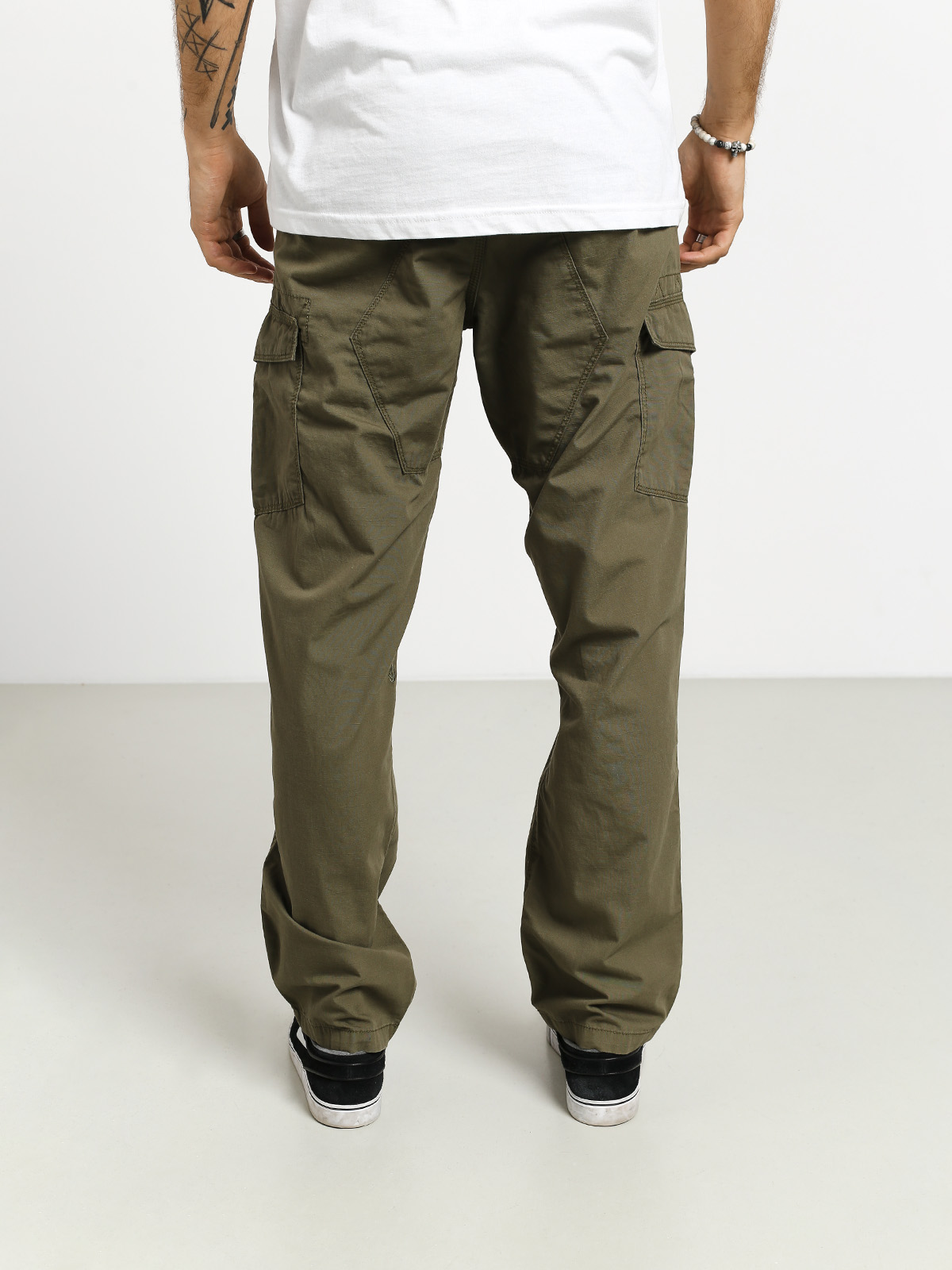 Spodnie Volcom Miter II Cargo (army green combo)