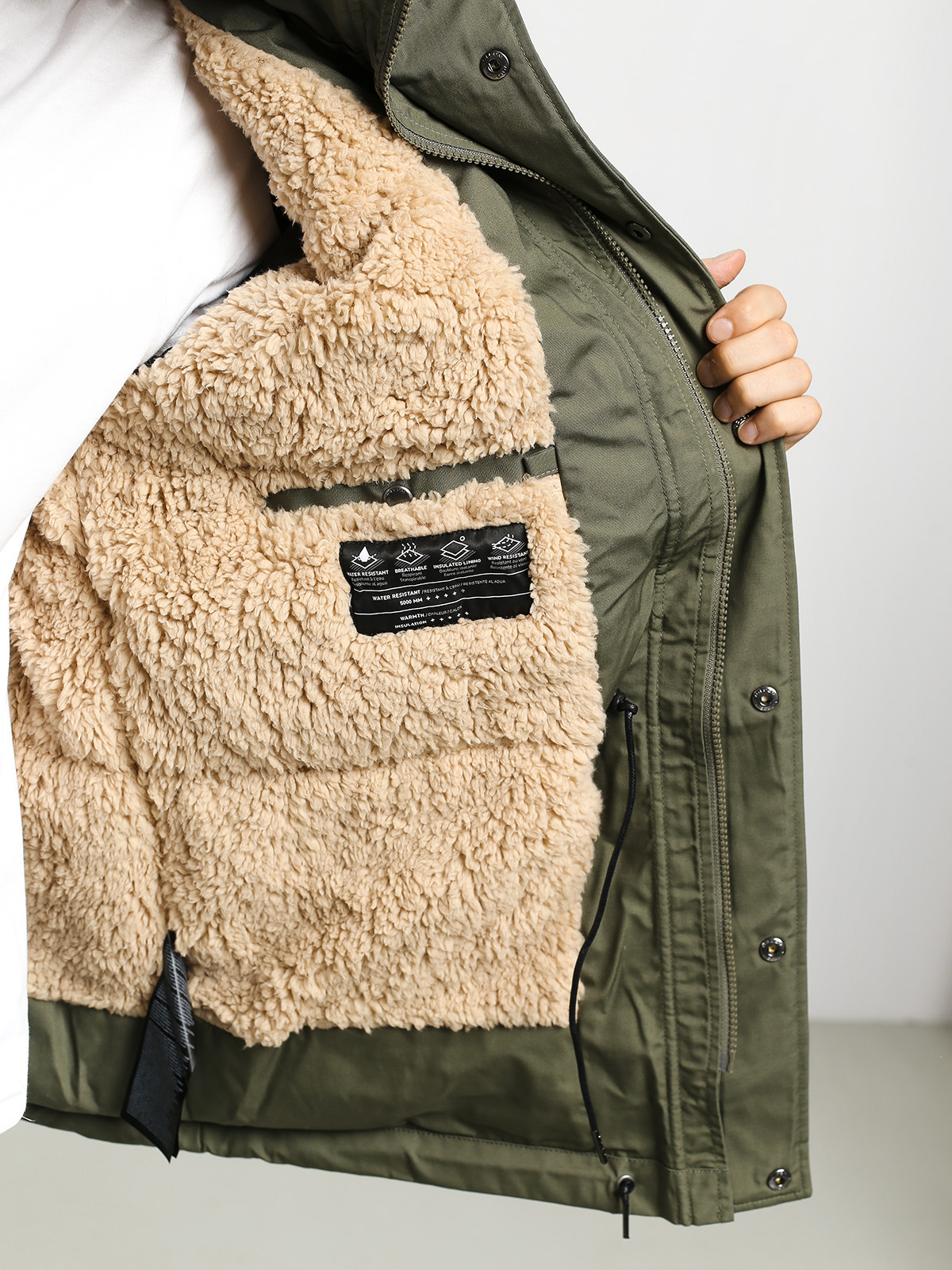 Kurtka Volcom Lidward 5K (army green combo)