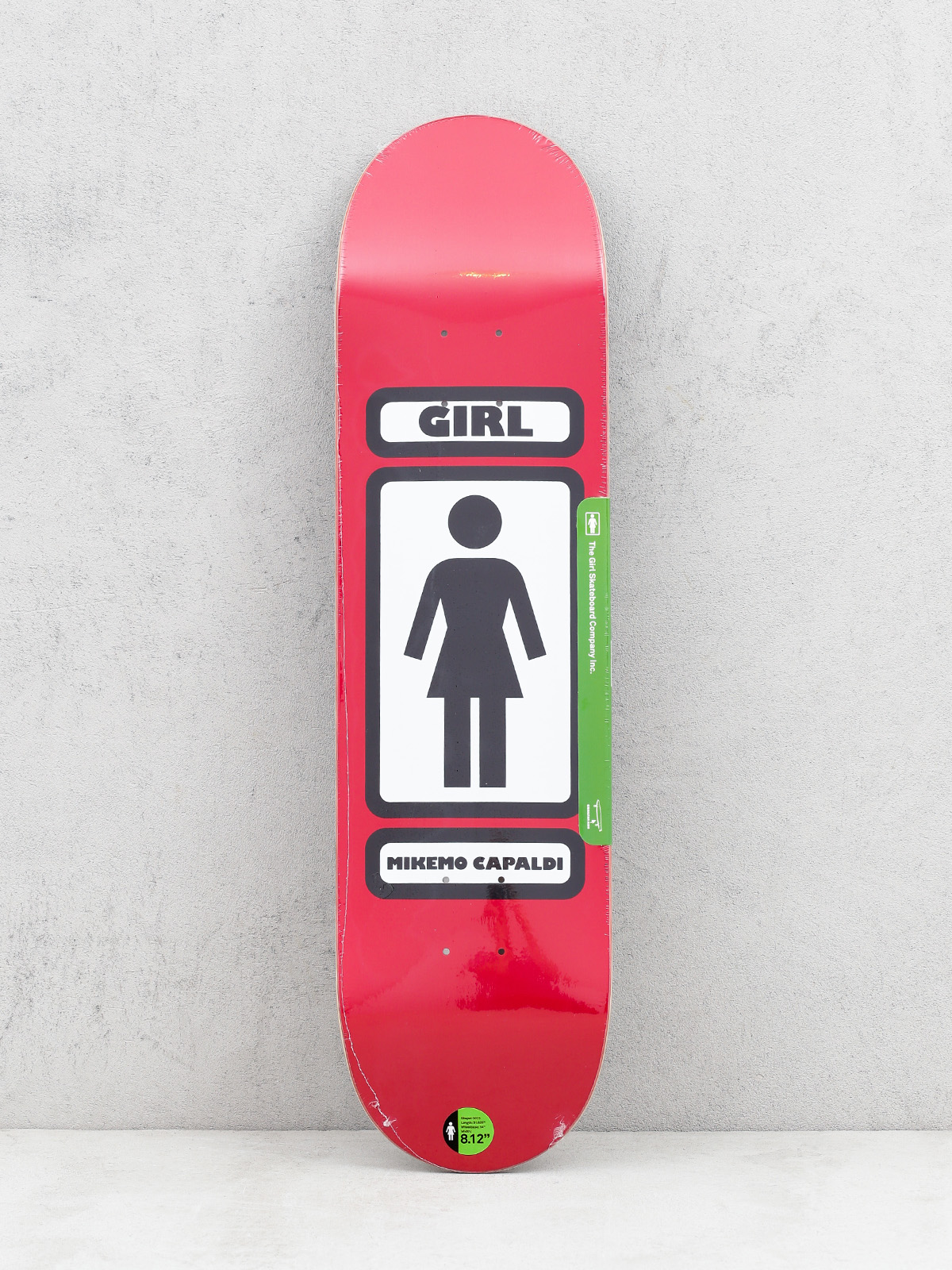 Deck Girl Skateboard Mike Mo 93 Til (red)