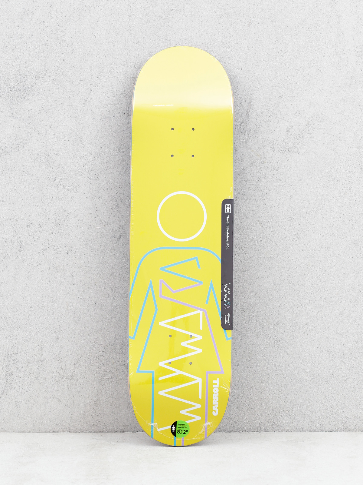 Deck Girl Skateboard Carroll Wayward (yellow)
