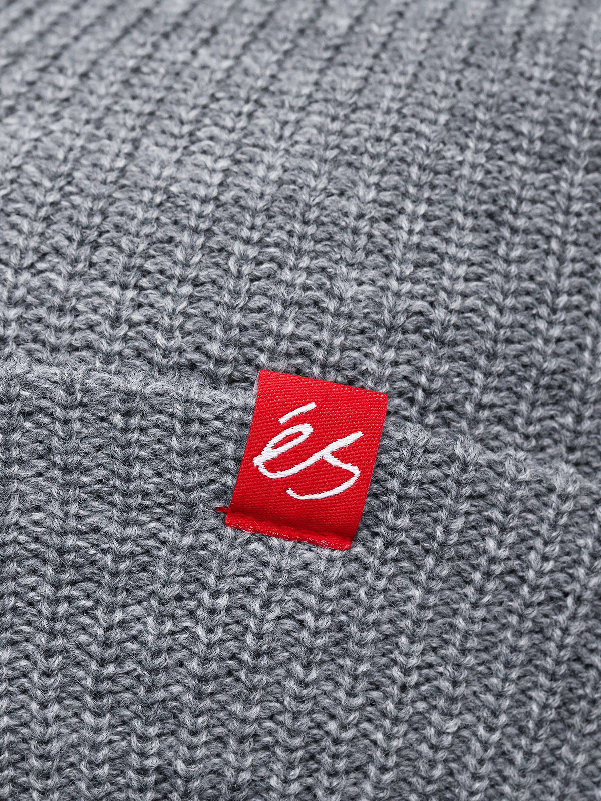 Czapka zimowa eS Block Beanie (grey/heather)