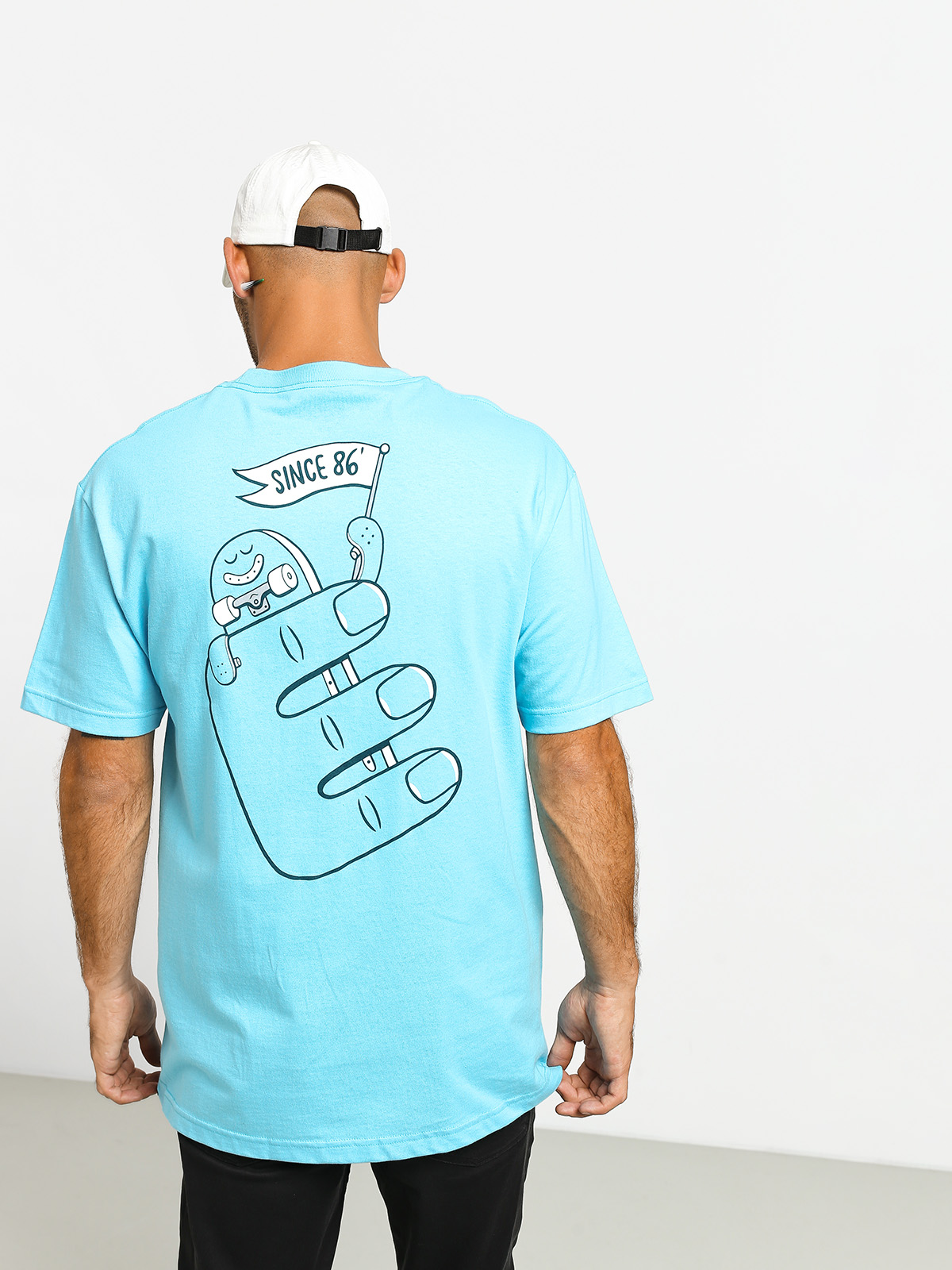 T-shirt Etnies Phil Morgan Finger Flip (pacific blue)