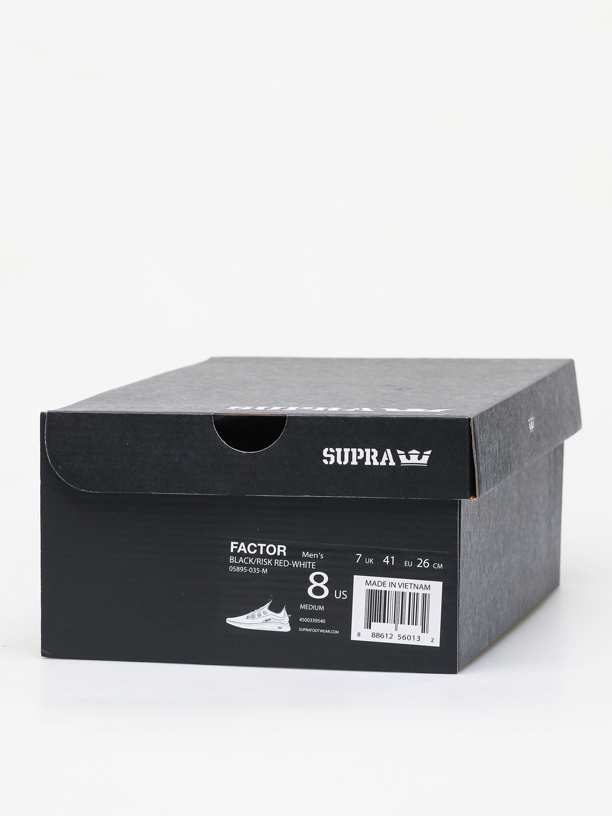 Buty Supra Factor (black/risk red white)