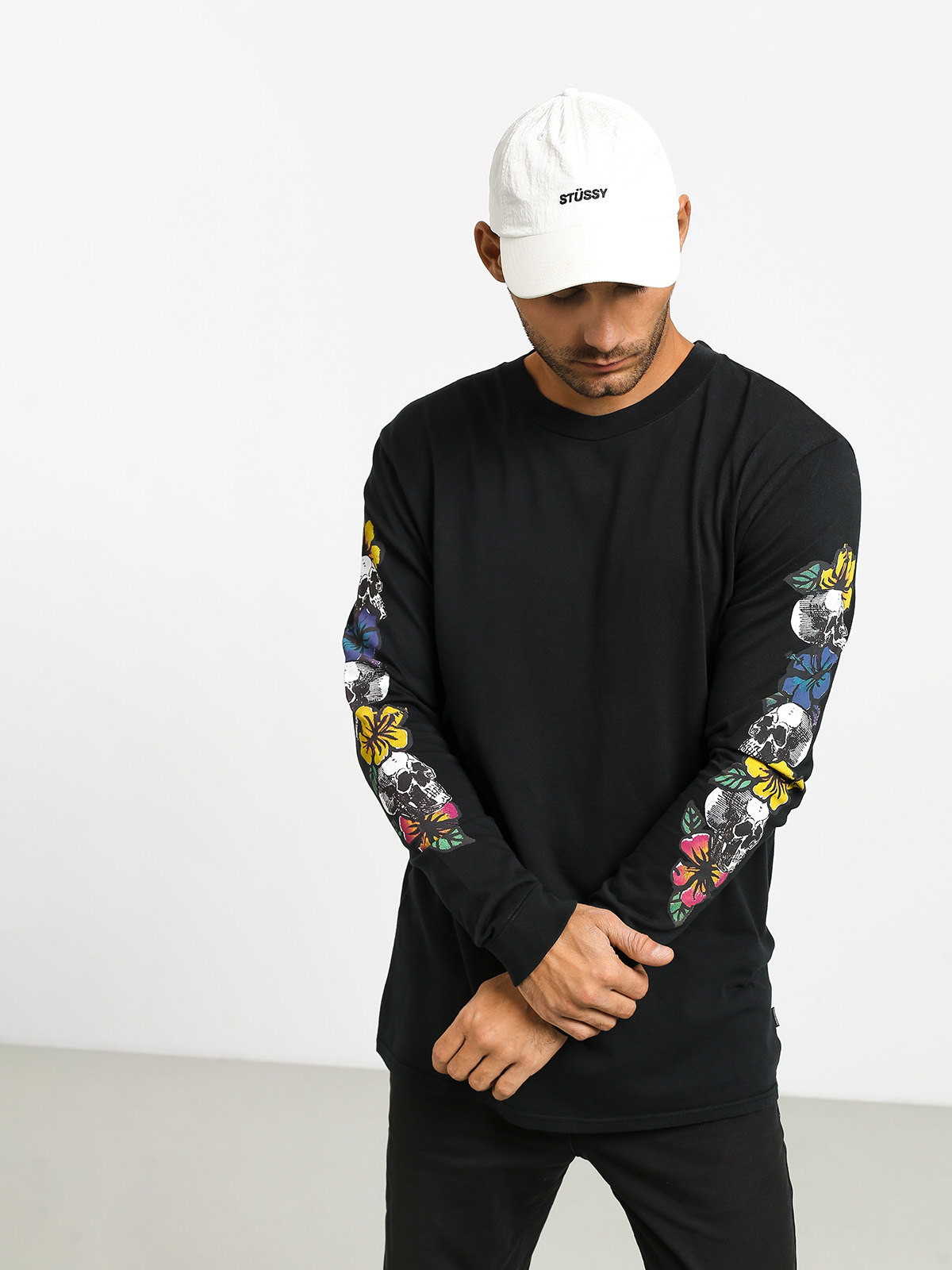 Longsleeve Quiksilver Og Skull Chain (black)