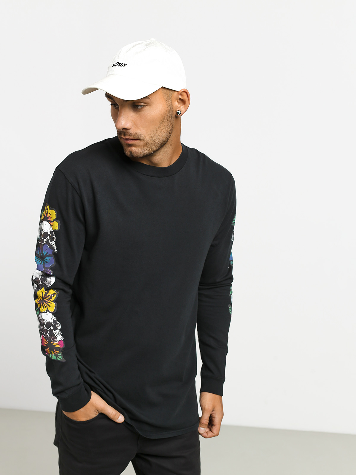 Longsleeve Quiksilver Og Skull Chain (black)