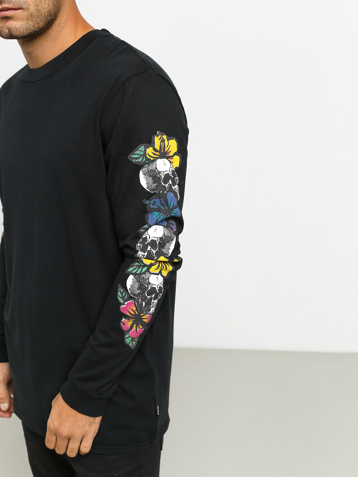 Longsleeve Quiksilver Og Skull Chain (black)