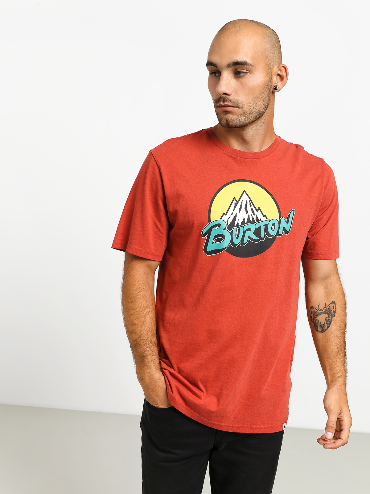 T-shirt Burton Retro Mtn (tandori)