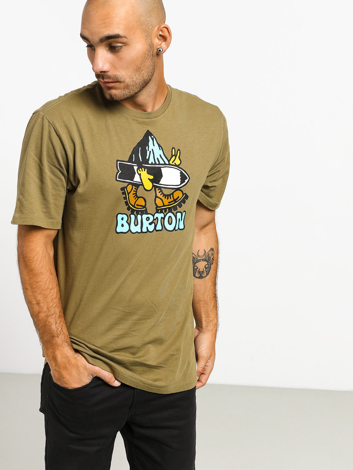 T-shirt Burton Lorid (martini olive)