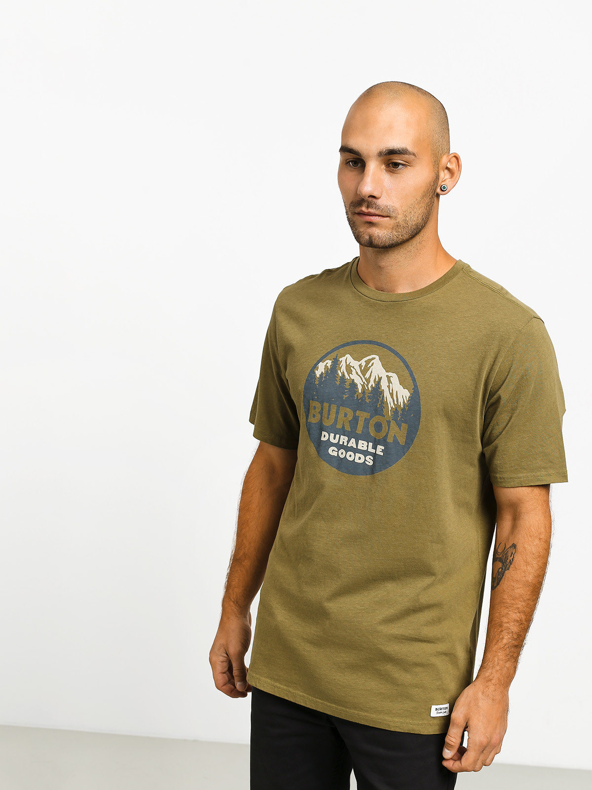 T-shirt Burton Taproot Frnt (martini olive)