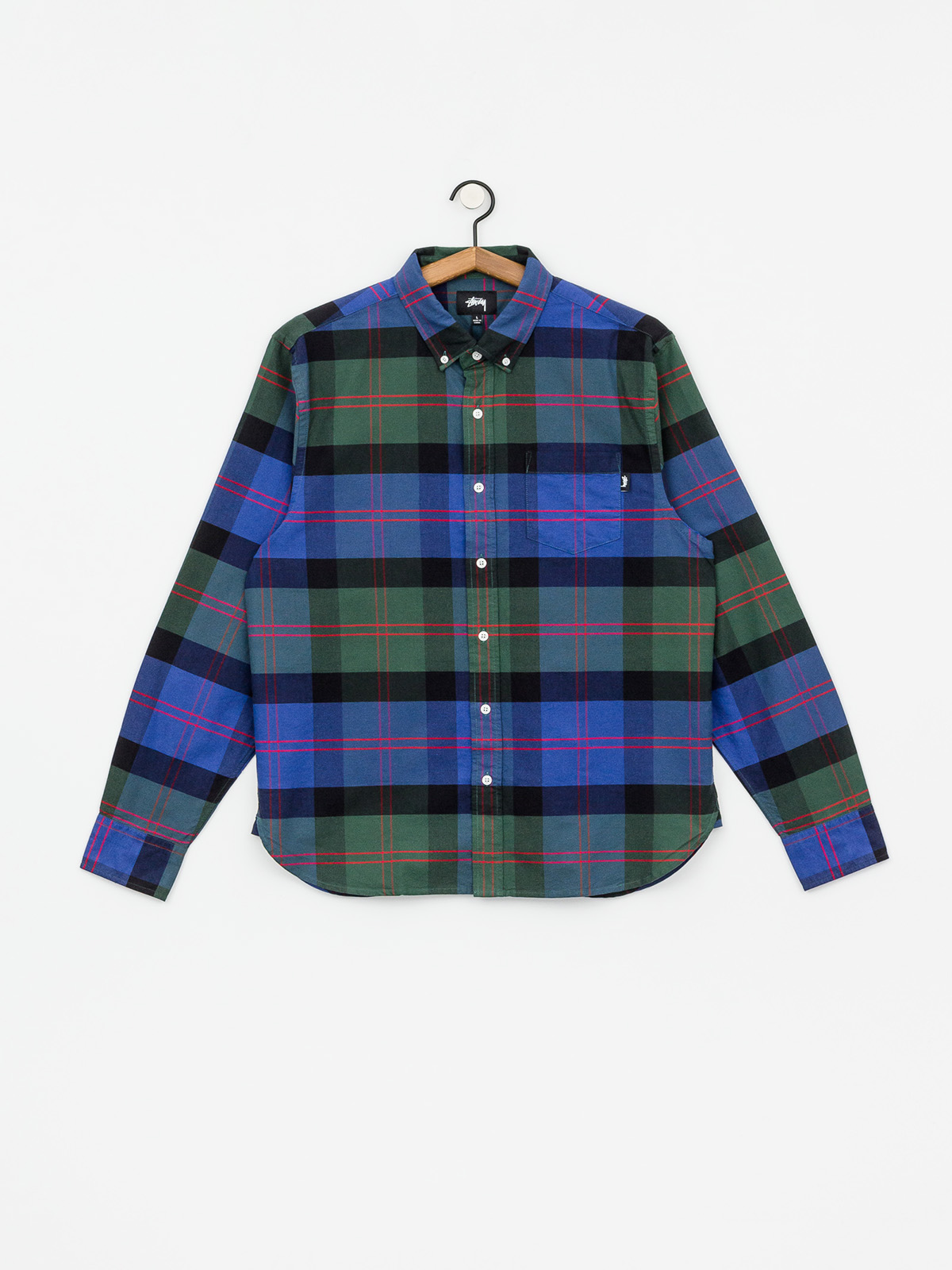 Koszula Stussy Classic Oxford (green plaid)