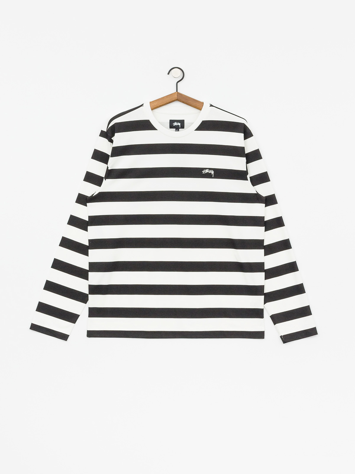 Longsleeve Stussy Printed Stripe (black)