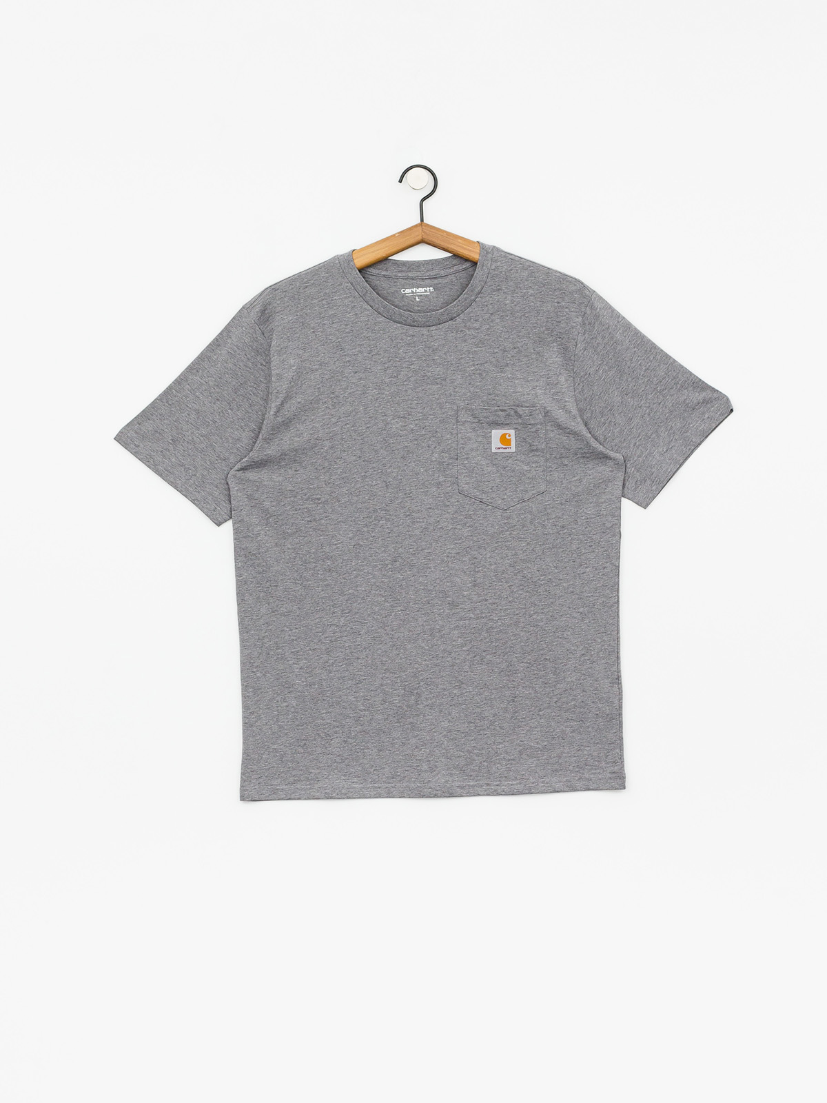 T-shirt Carhartt WIP Pocket (dark grey heather)