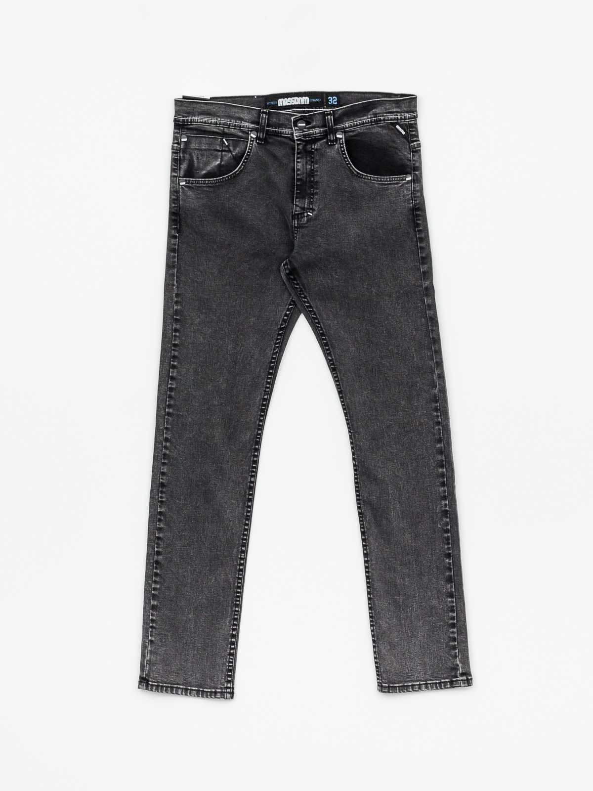 Spodnie MassDnm Classics Jeans Straight Fit (black stone washed)