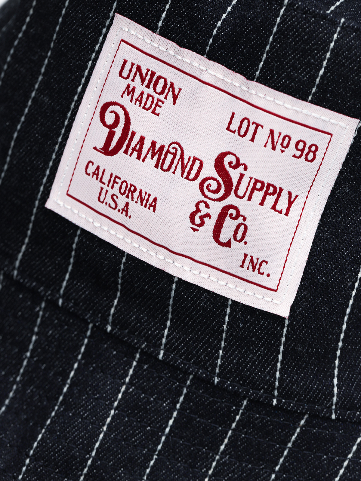 Kapelusz Diamond Supply Co. Woodland Striped Bucket (navy)