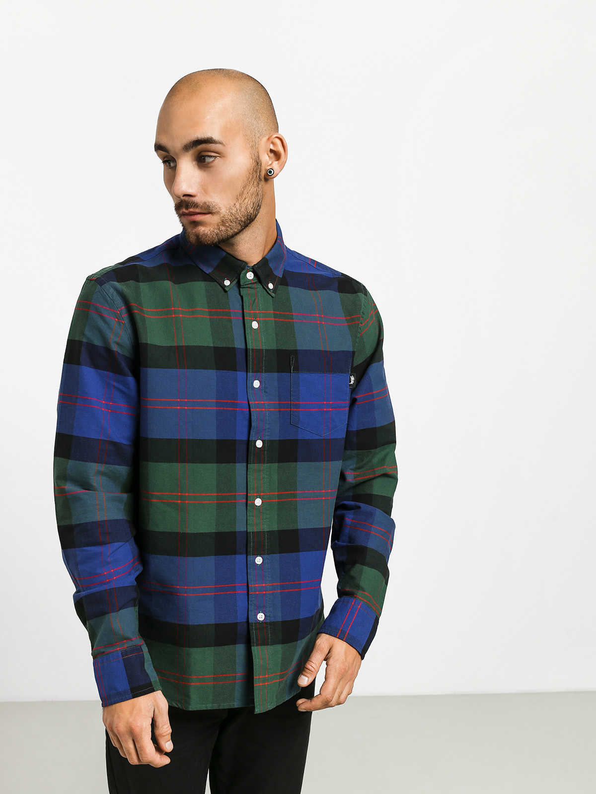 Koszula Stussy Classic Oxford (green plaid)