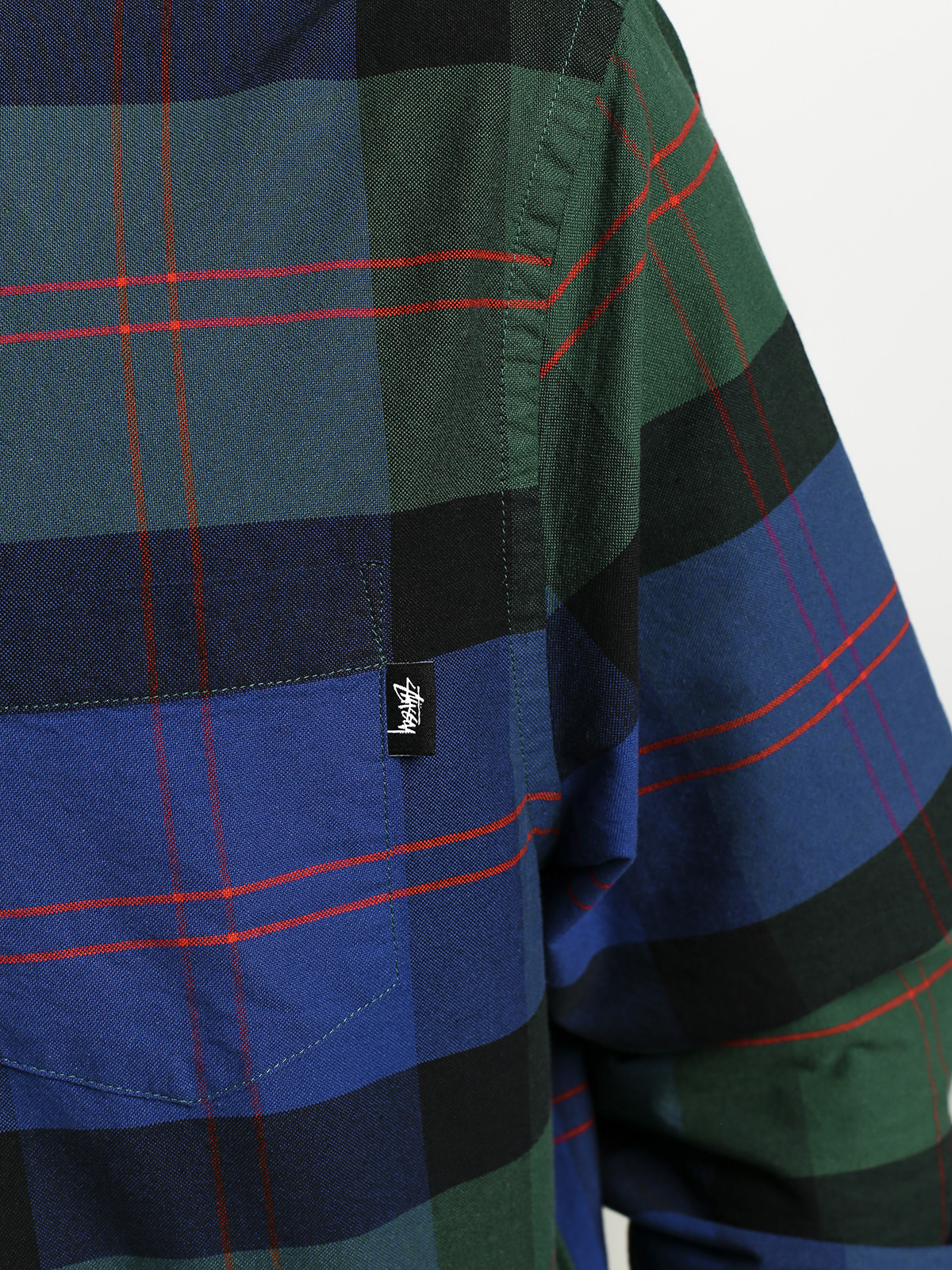 Koszula Stussy Classic Oxford (green plaid)