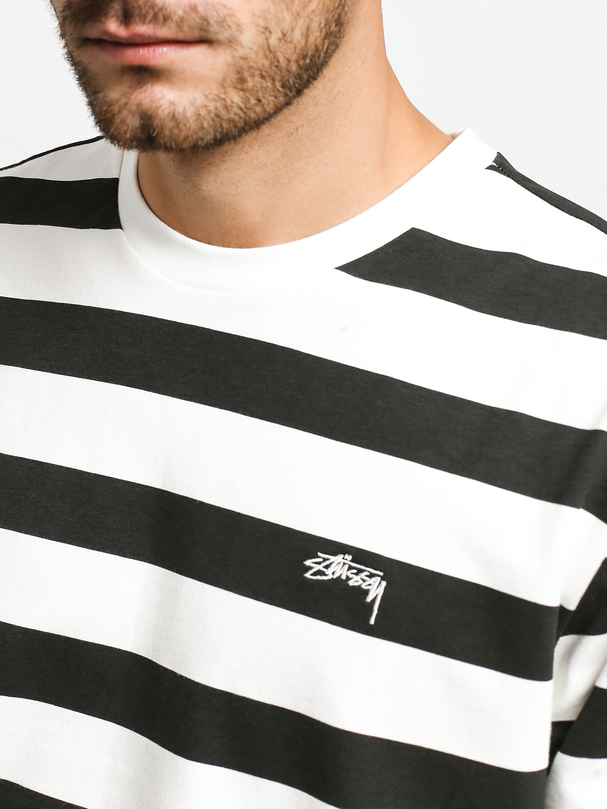 Longsleeve Stussy Printed Stripe (black)
