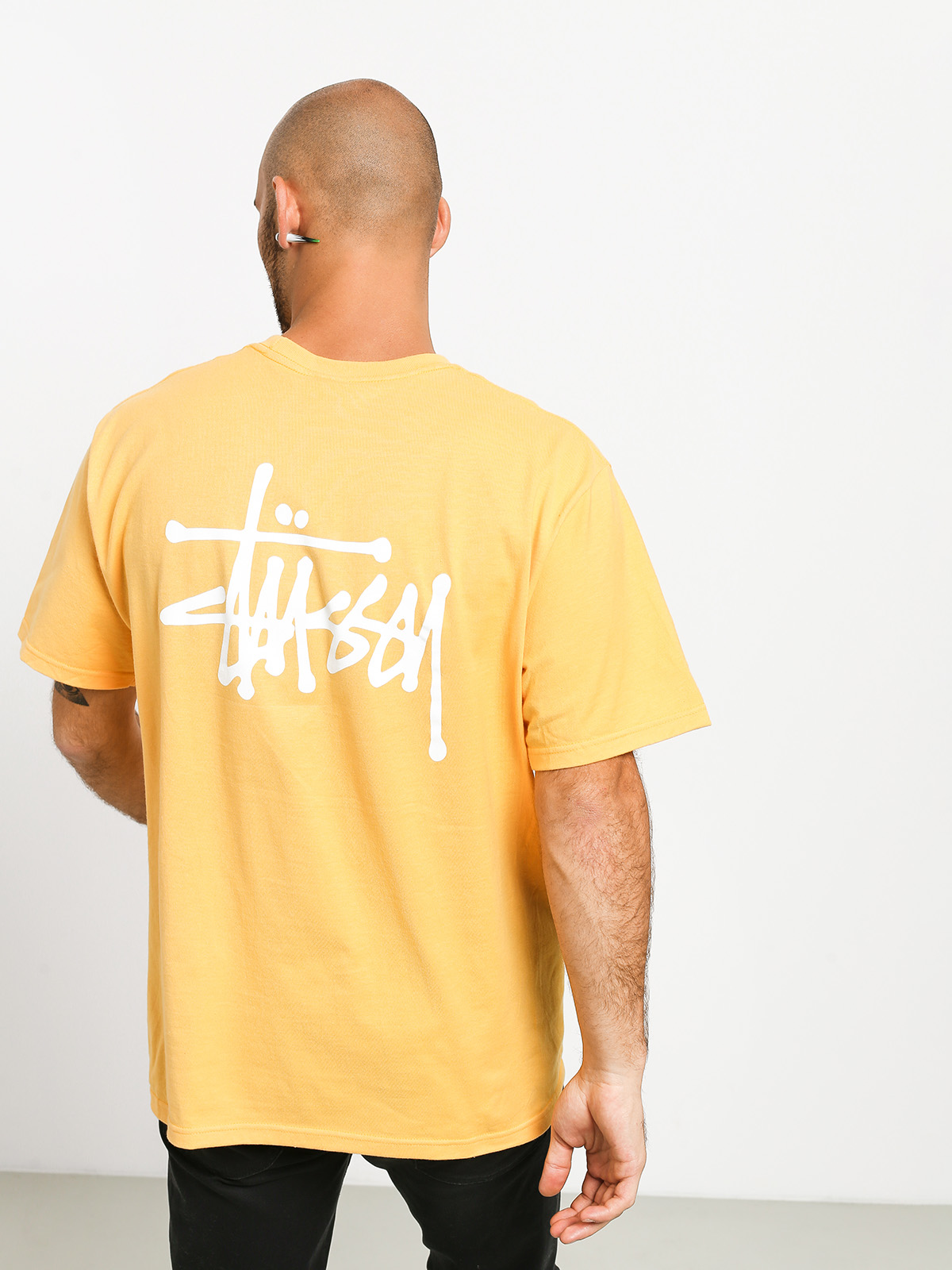 T-shirt Stussy Basic Stussy (orange)