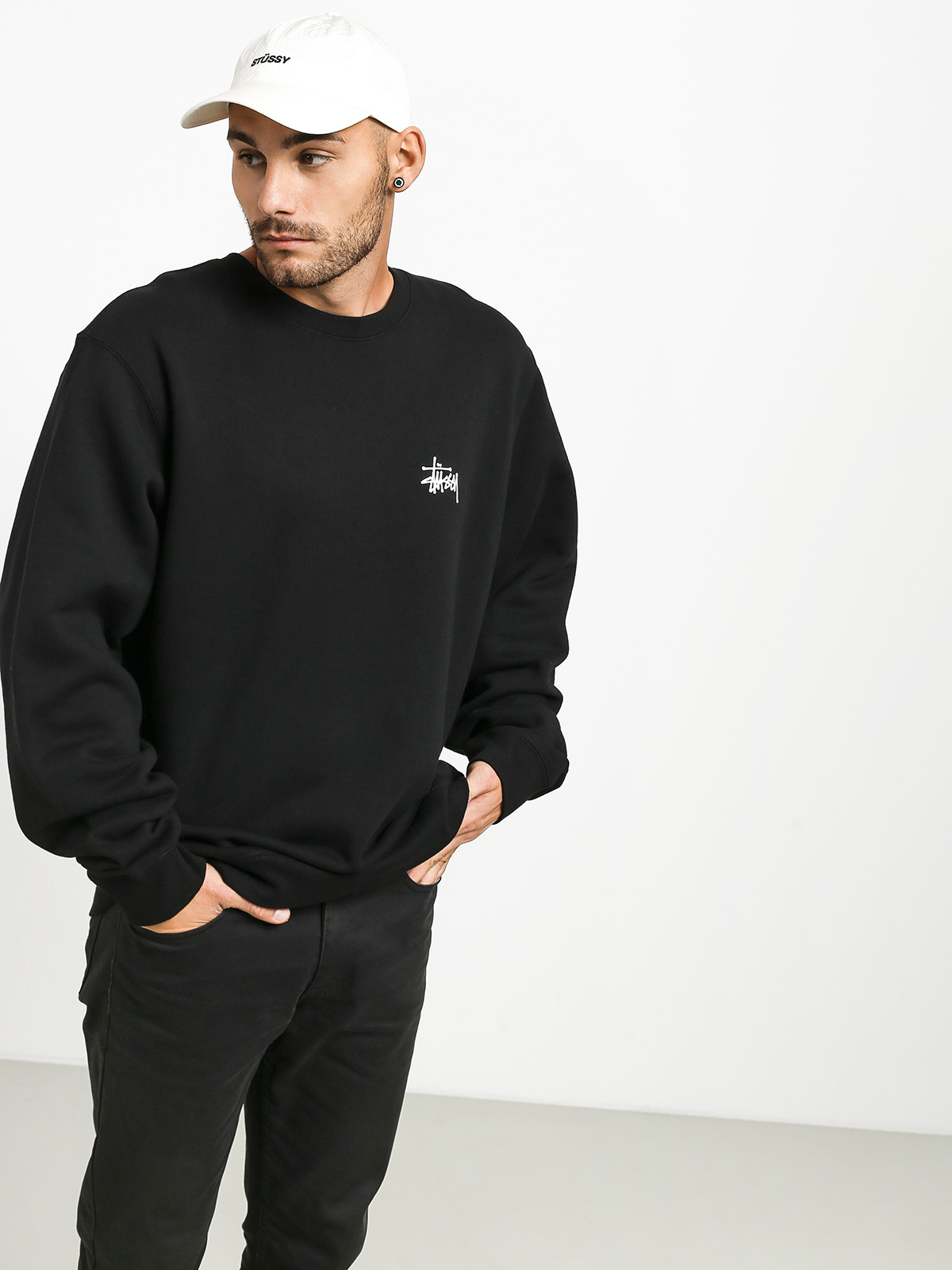 Bluza Stussy Basic Stussy (black)