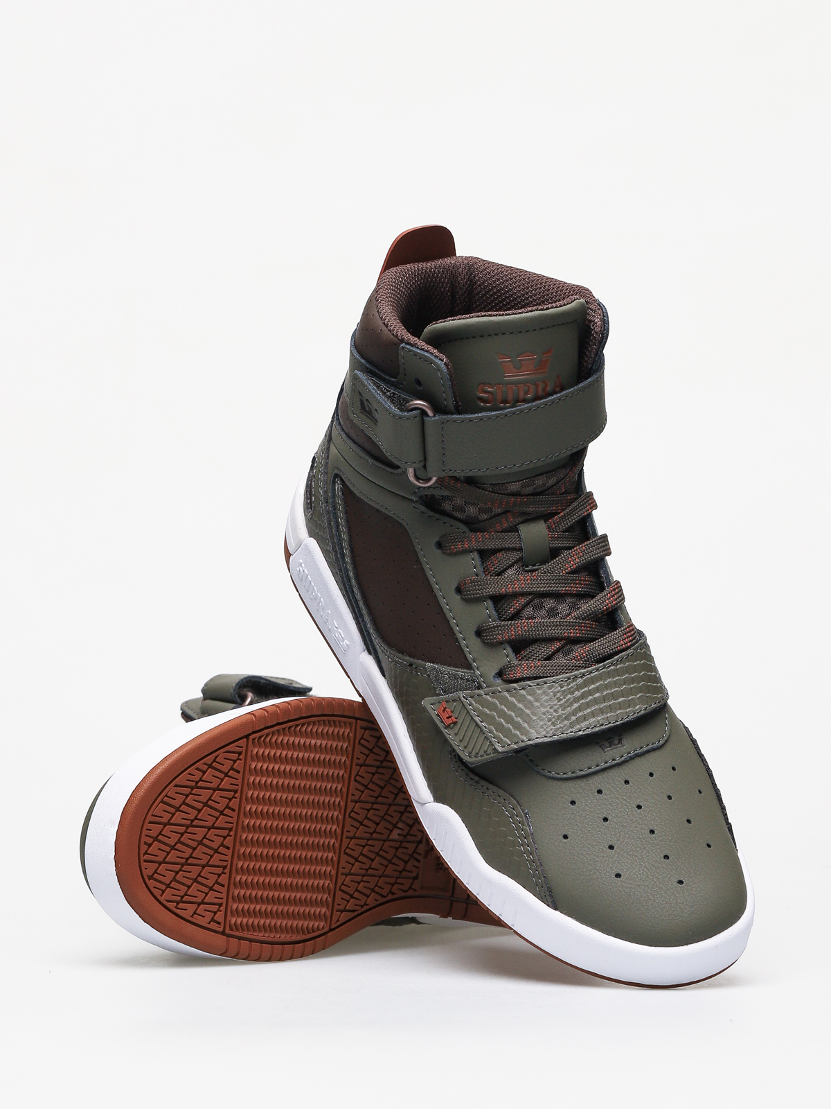 Buty Supra Breaker (olive/demitasse white)