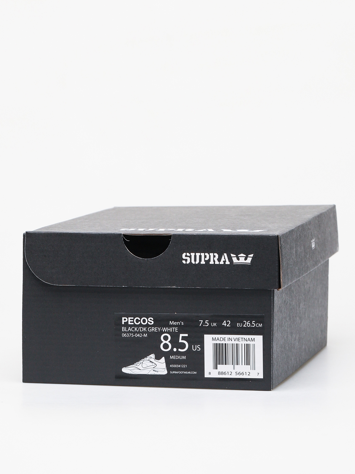 Buty Supra Pecos (black/dk grey white)
