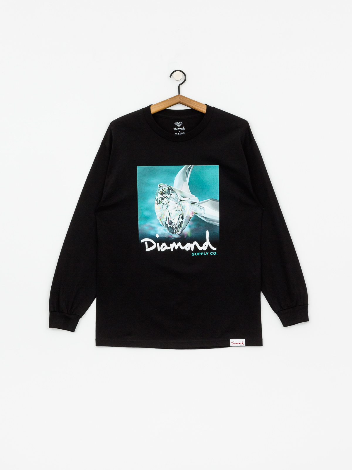 Longsleeve Diamond Supply Co. Shimmer (black)