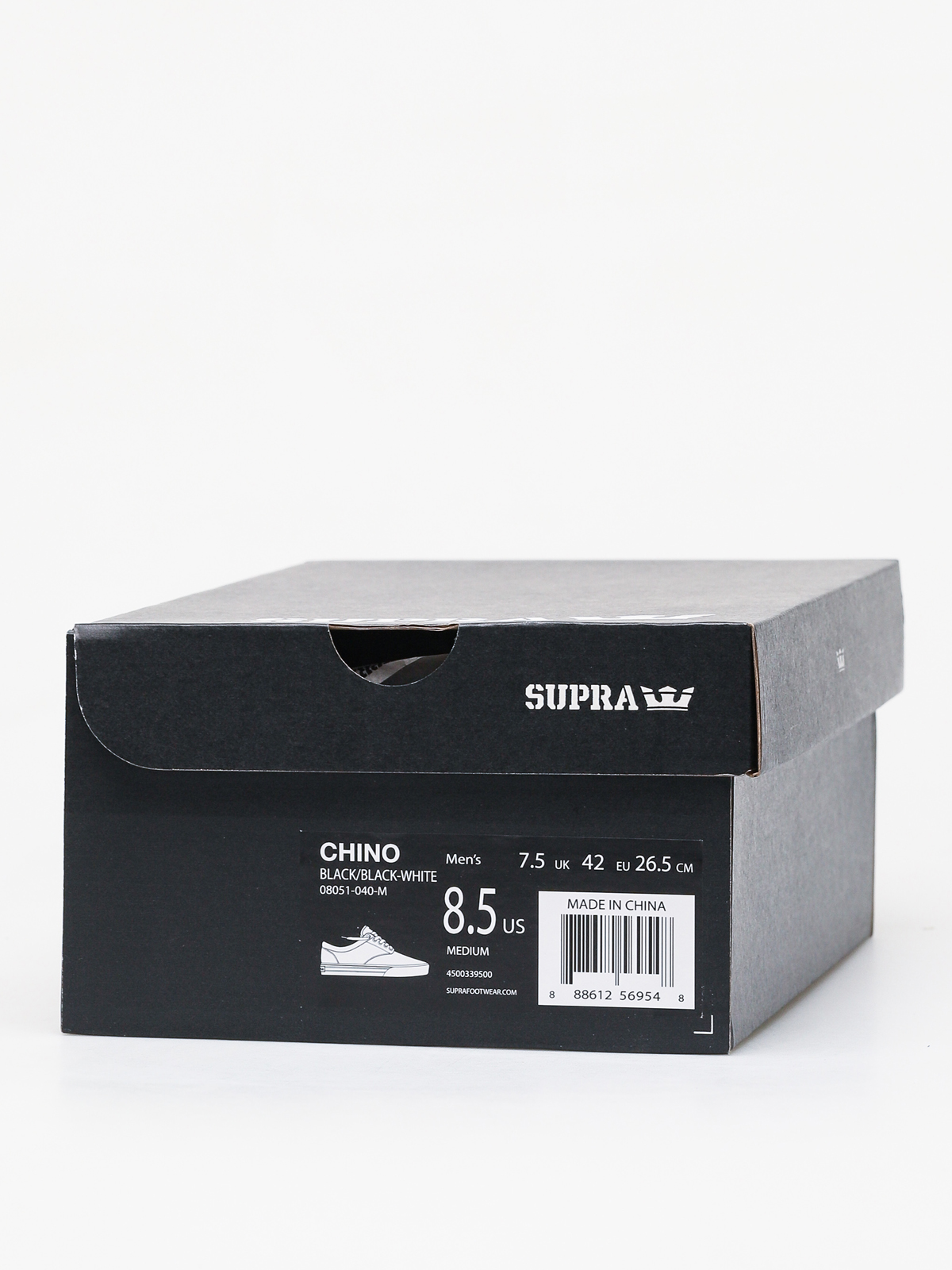 Buty Supra Chino (black/black white)
