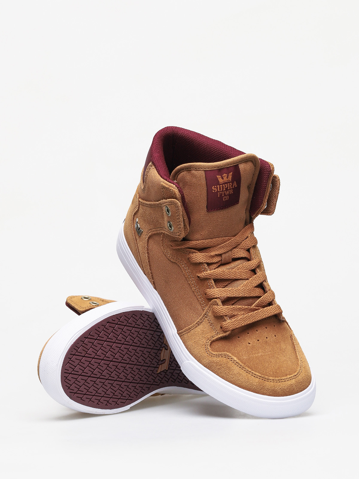 Buty Supra Vaider (tan/wine white)