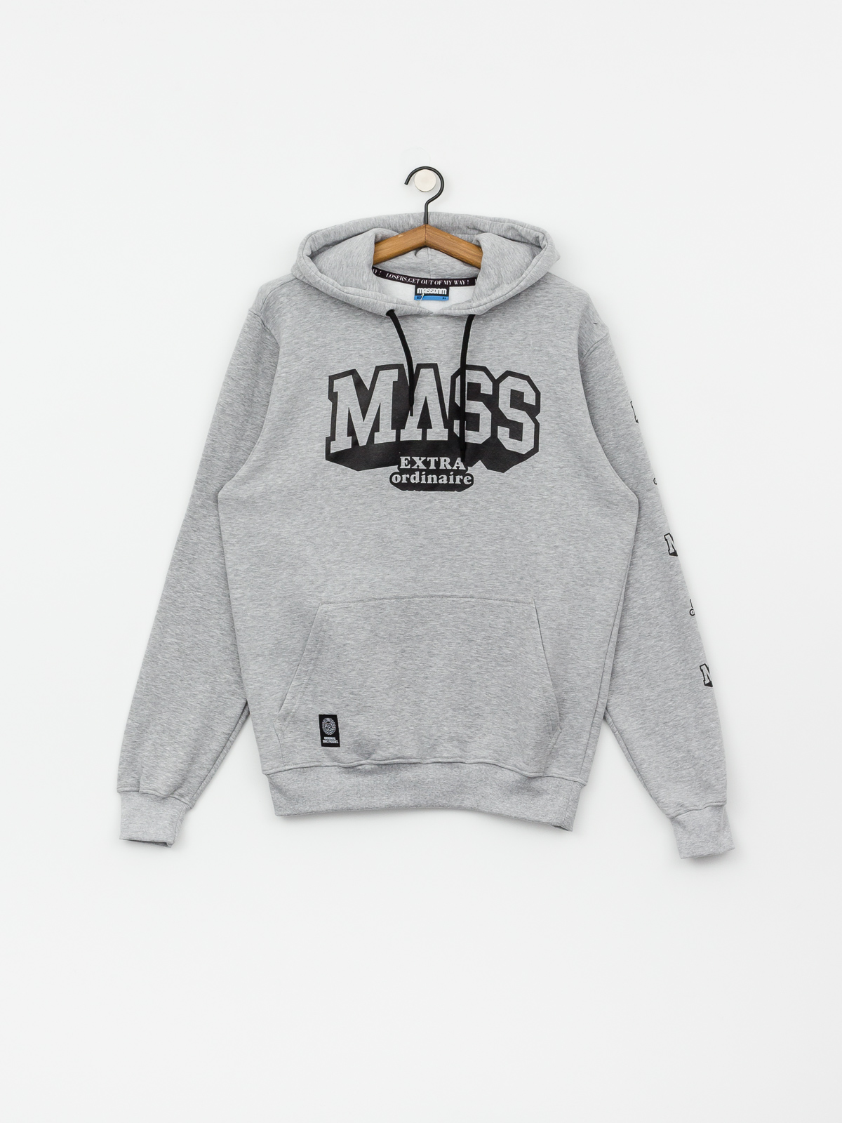 Bluza z kapturem MassDnm Hassle HD (light heather grey)