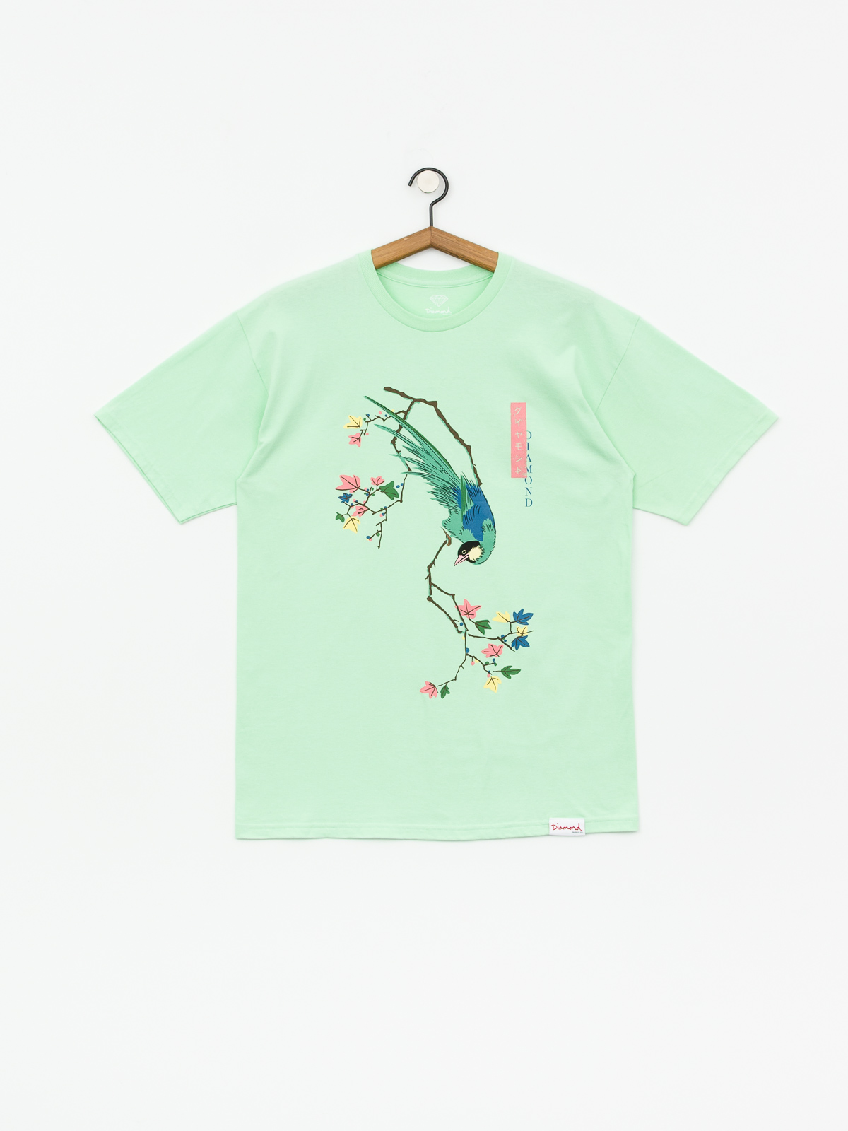 T-shirt Diamond Supply Co. Perched (mint)