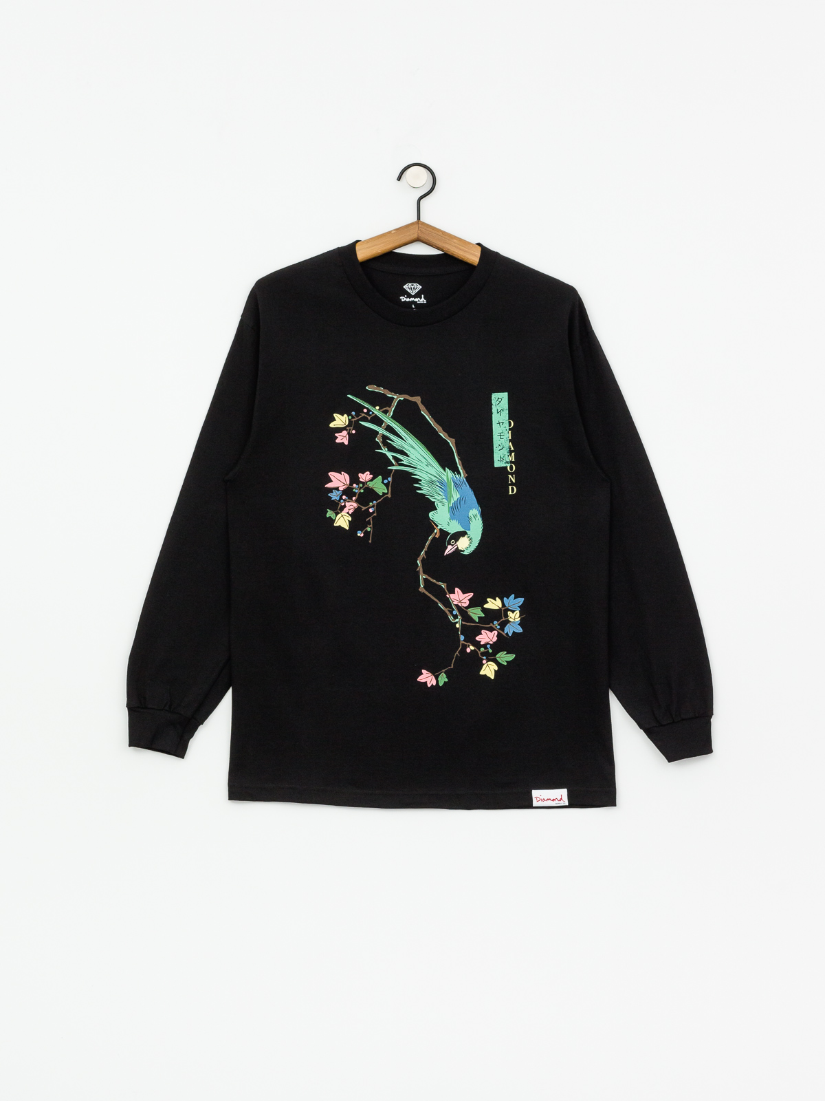 Longsleeve Diamond Supply Co. Perched (black)